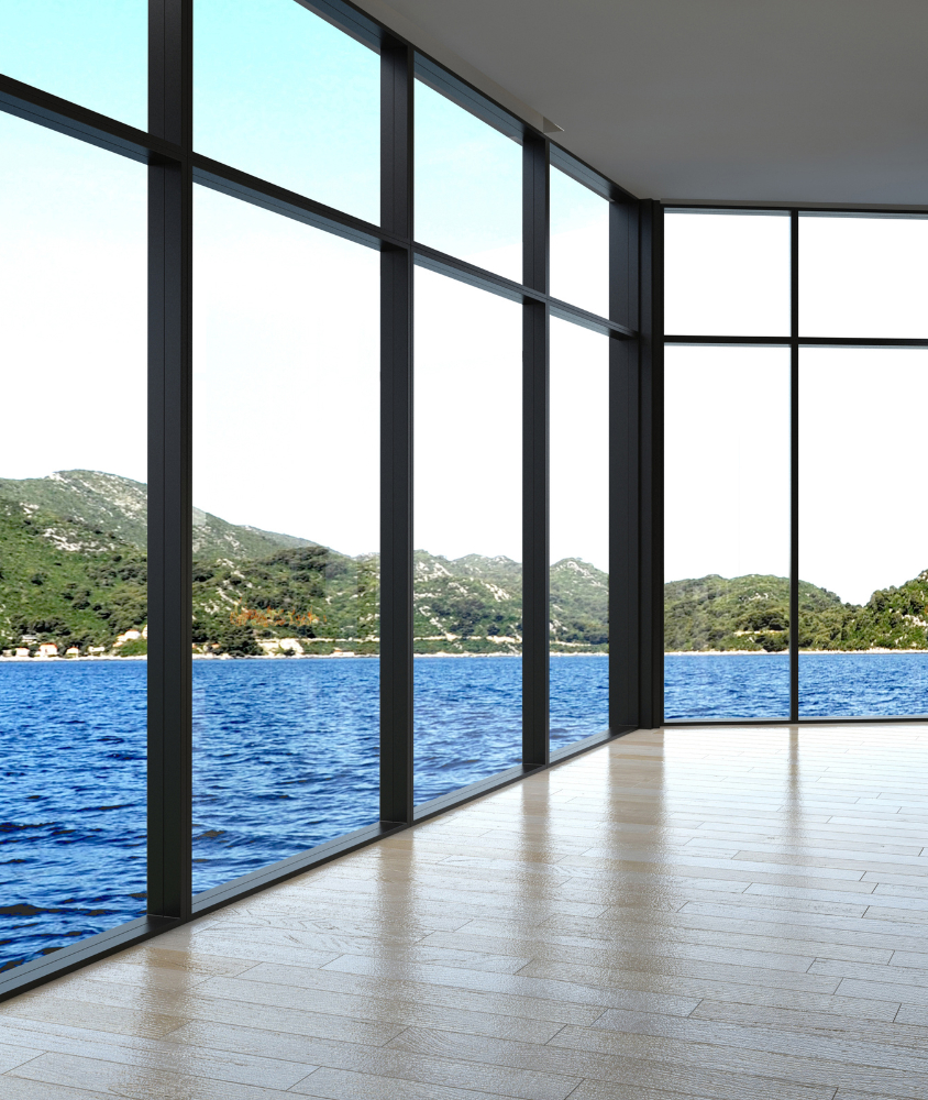 paredes de vidro em Brasília